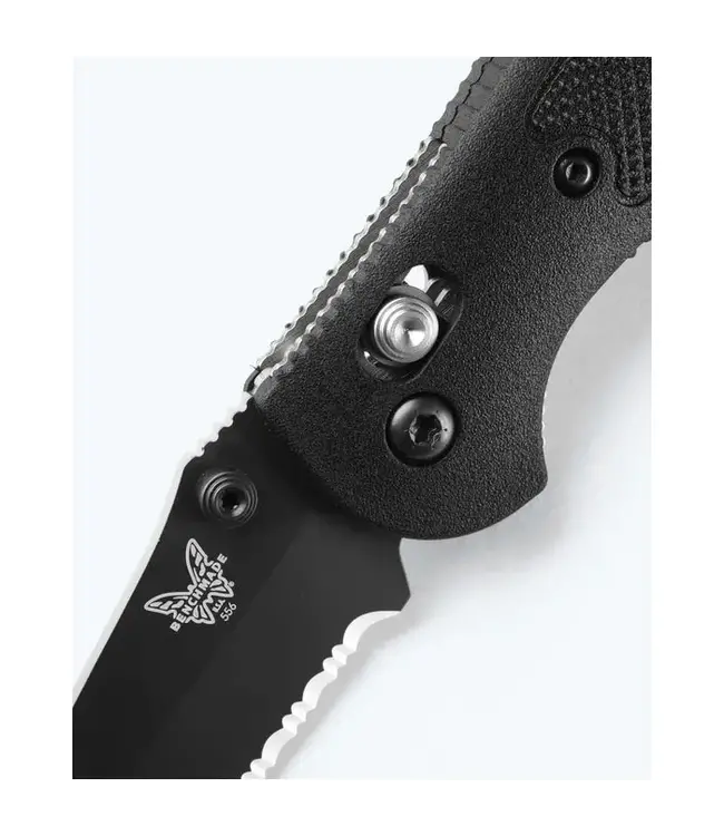 Benchmade Mini Griptilian Knife - Black Grivory | Drop-point