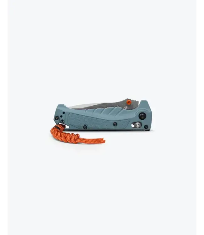 Benchmade Mini Adira Knife - Depth Blue Grivory | Drop-point