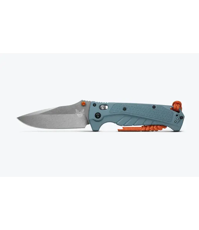 Benchmade Adira Knife - Depth Blue Grivory | Drop-point