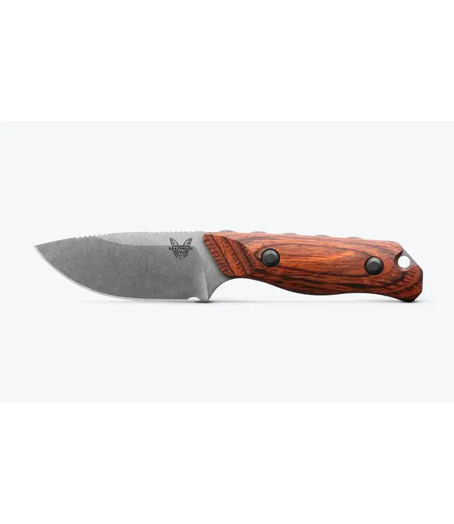 Benchmade Hidden Canyon Hunter Knife - Stabilized Wood | Drop-point