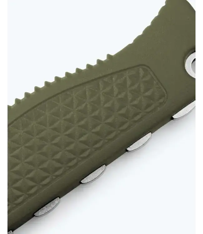 Benchmade Steep Country Knife - Dark Olive Santoprene | Drop-point