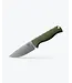 Benchmade Steep Country Knife - Dark Olive Santoprene | Drop-point
