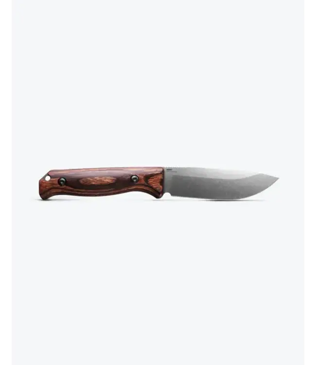 Benchmade Saddle Mountain Skinner Knife - Stabilized Wood | Drop-point