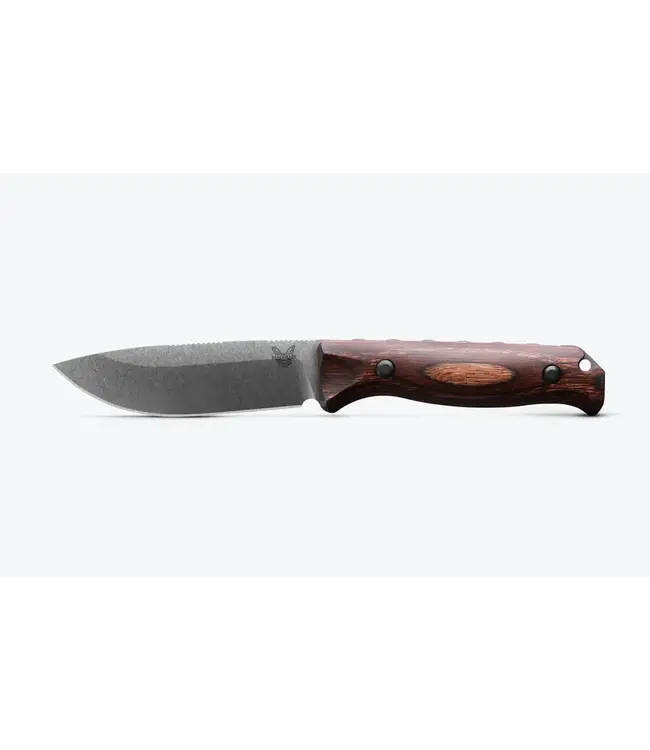 Benchmade Saddle Mountain Skinner Knife - Stabilized Wood | Drop-point