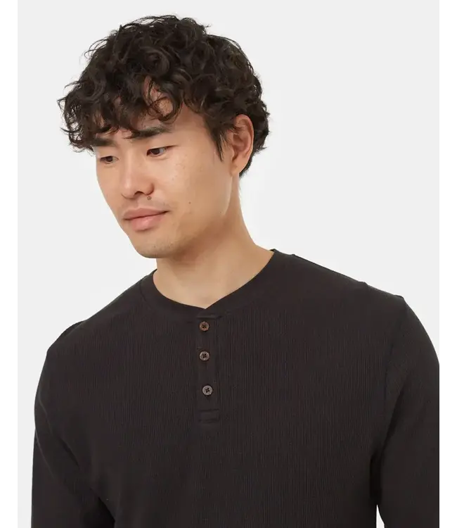 Tentree Men's Freemont TreeWaffle Henley Longsleeve