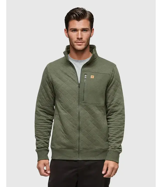 Tentree Men's Begbie Mock Neck Full Front Zip Sweatshirt