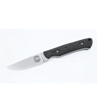 WHITE RIVER KNIFE & TOOL White River Small Game Knife - Black OD Linen Micarta, Magnacut