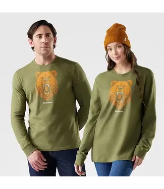 SMARTWOOL Smartwool Geometric Bear Long Sleeve Graphic Tee