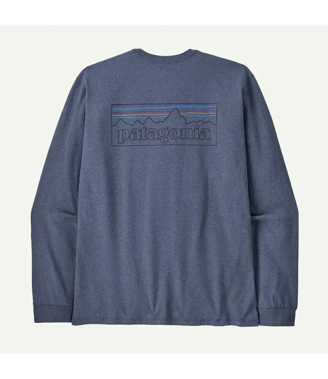 Patagonia Men's Long-Sleeved P-6 Logo Responsibili-Tee