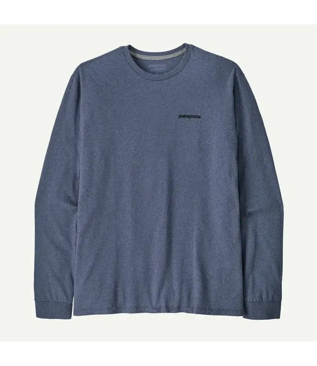 Patagonia Men's Long-Sleeved P-6 Logo Responsibili-Tee