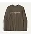 Patagonia Men's Long-Sleeved '73 Text Logo Responsibili-Tee