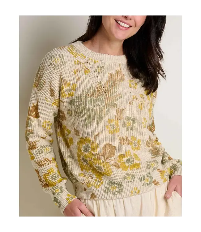 Toad & Co Women's Bianca Pattern Crew Sweater