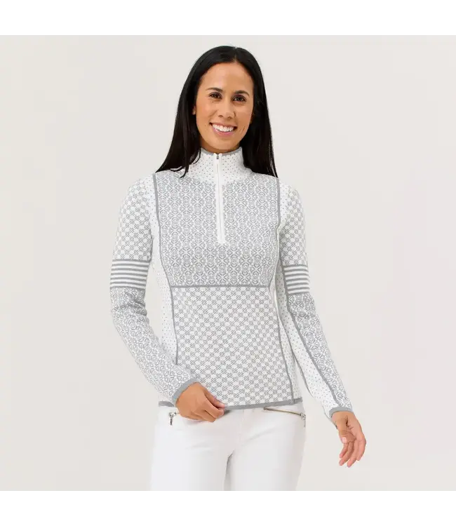 Krimson Klover Women's Pow 100% Merino Zip Neck Sweater