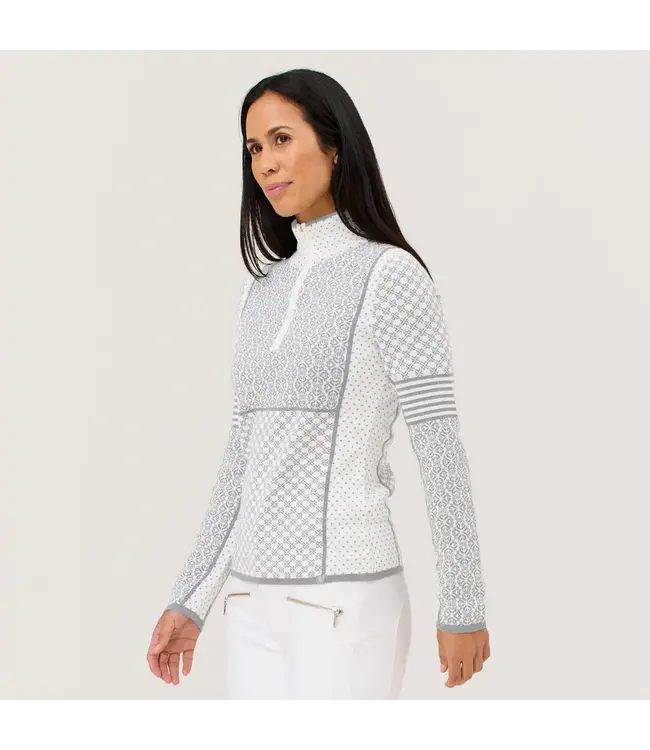 Krimson Klover Women's Pow 100% Merino Zip Neck Sweater