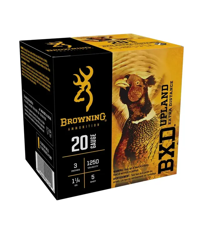 Browning BXD Upland Ammo - 20 Gauge, 3"