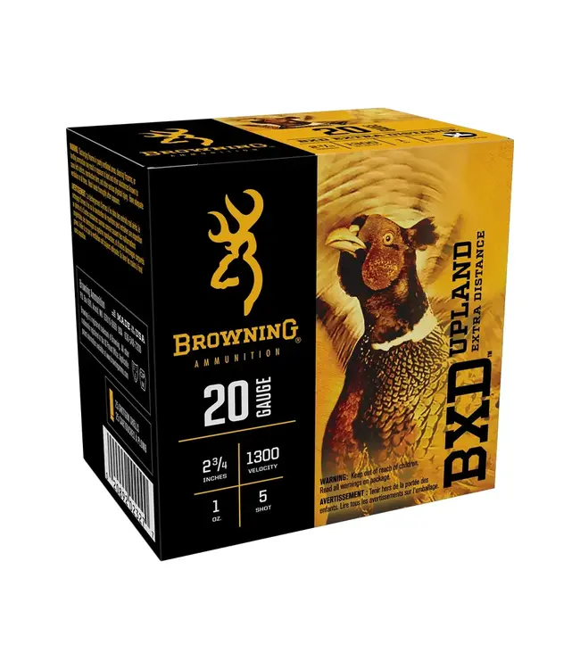 Browning BXD Upland Ammo - 20 Gauge, 2.75"