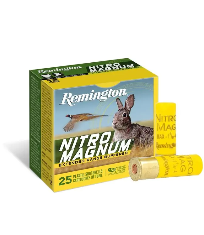 Remington Nitro Magnum Ammunition - 20 Gauge, 6 Shot, 2-3/4 in, 1 1/8 oz, 1175 fps
