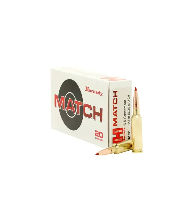 Hornady 6.5 Creedmoor 147 gr ELD Match Ammunition