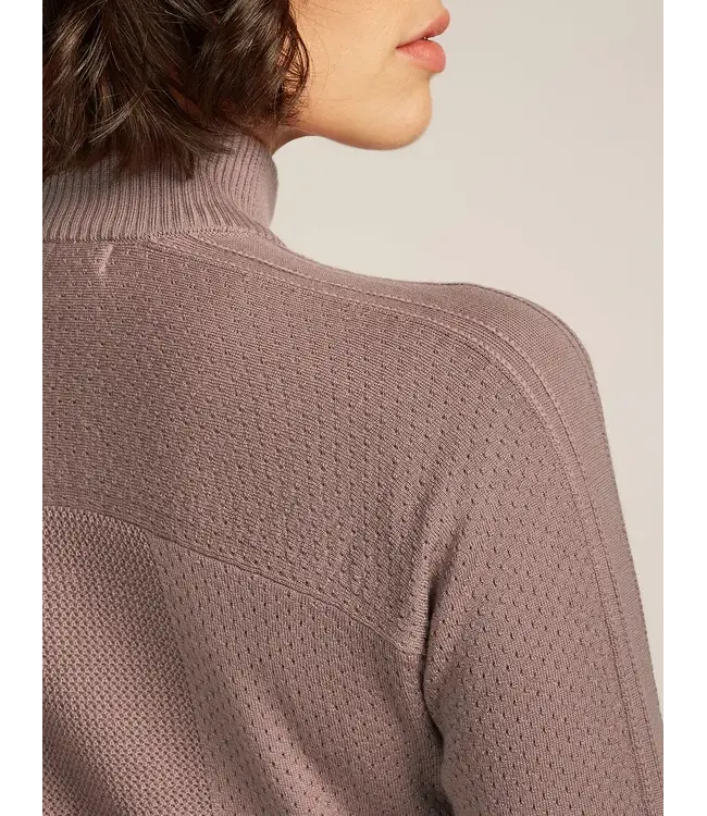 Icebreaker Women's Merino icebreaker Anniversary Original Long Sleeve Half Zip Top