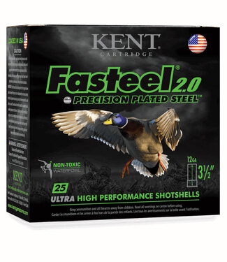 KENT CARTRIDGE Kent Fasteel 2.0 Ammunition - 12 GA, 3", 1-1/4 oz, 1500 FPS, #3