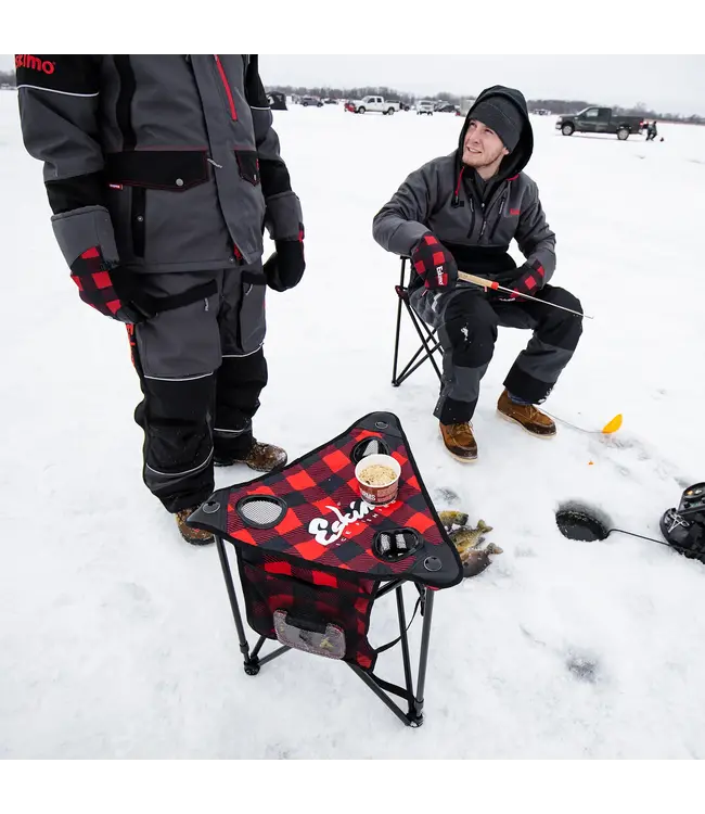 Eskimo Plaid XL Tripod Stool