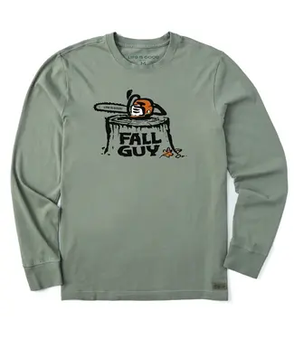 LIFE IS GOOD Life Is Good Men's Fall Guy Saw Long Sleeve Crusher Tee
