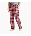 Life Is Good Women's Adirondack Red Holiday Plaid Classic Sleep Pant