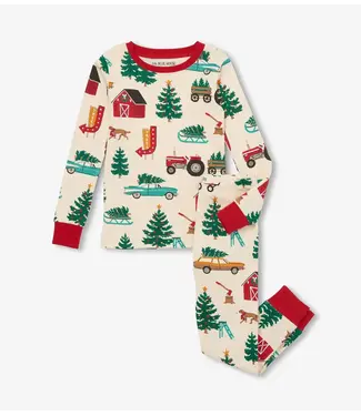 HATLEY Hatley Kid's Christmas Tree Farm Pajama Set