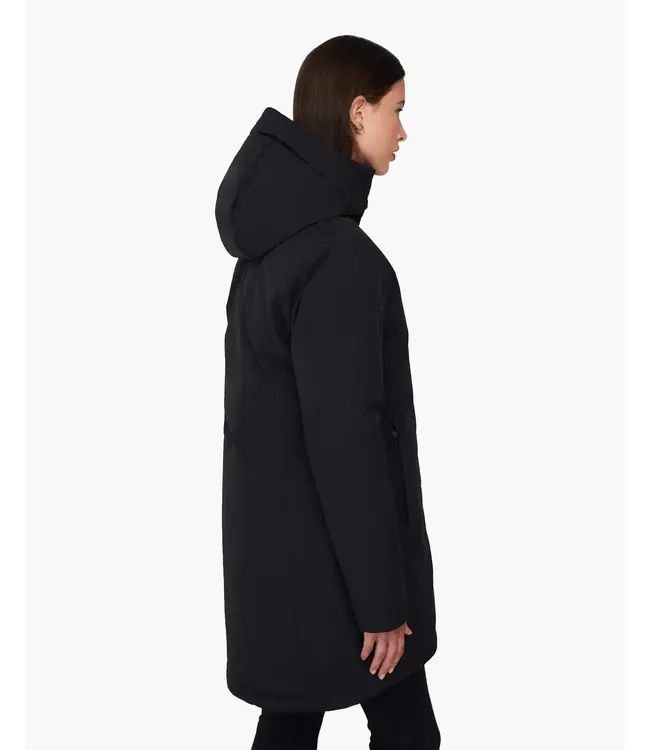 Quartz Co GENIA Hooded Down Winter Jacket With Fur