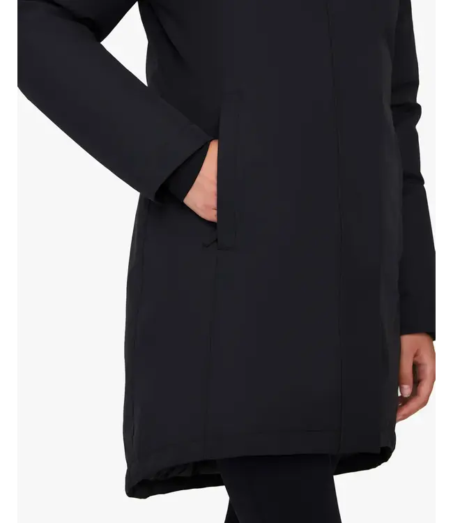 Quartz Co GENIA Hooded Down Winter Jacket With Fur