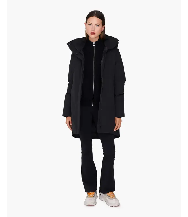 Quartz Co GENIA Hooded Down Winter Jacket With Fur