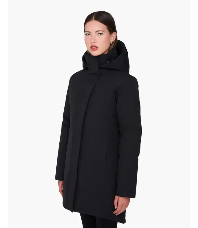 Quartz Co GENIA Hooded Down Winter Jacket With Fur