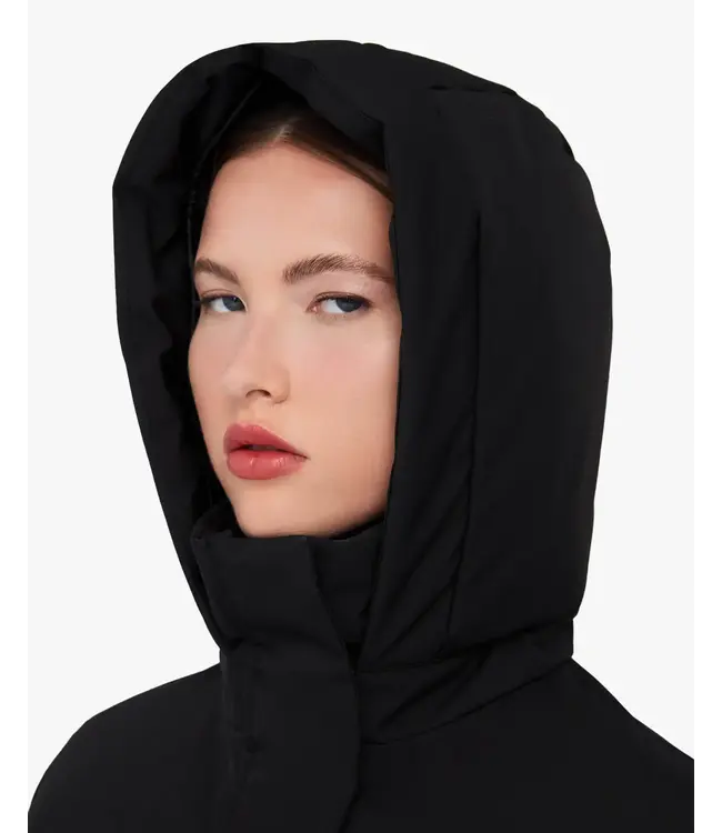 Quartz Co GENIA Hooded Down Winter Jacket With Fur