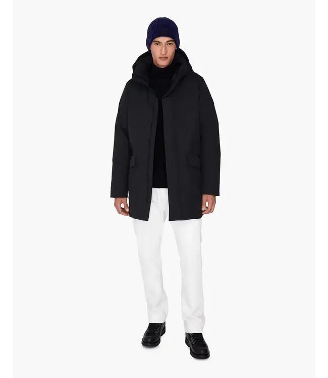 Quartz Co CHAMPLAIN Hooded Down Winter Jacket With Fur