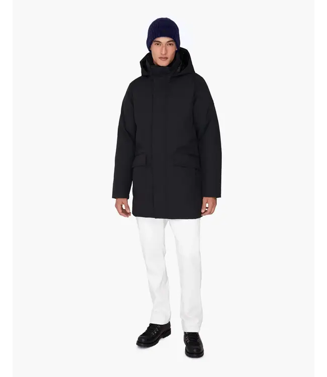 Quartz Co CHAMPLAIN Hooded Down Winter Jacket With Fur