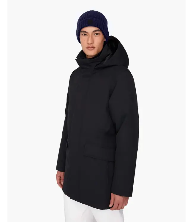 Quartz Co CHAMPLAIN Hooded Down Winter Jacket With Fur
