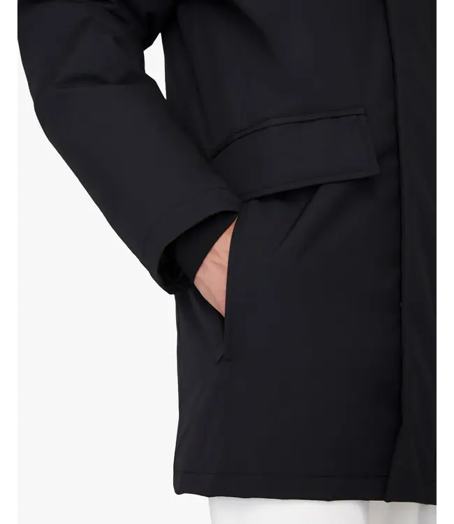 Quartz Co CHAMPLAIN Hooded Down Winter Jacket With Fur