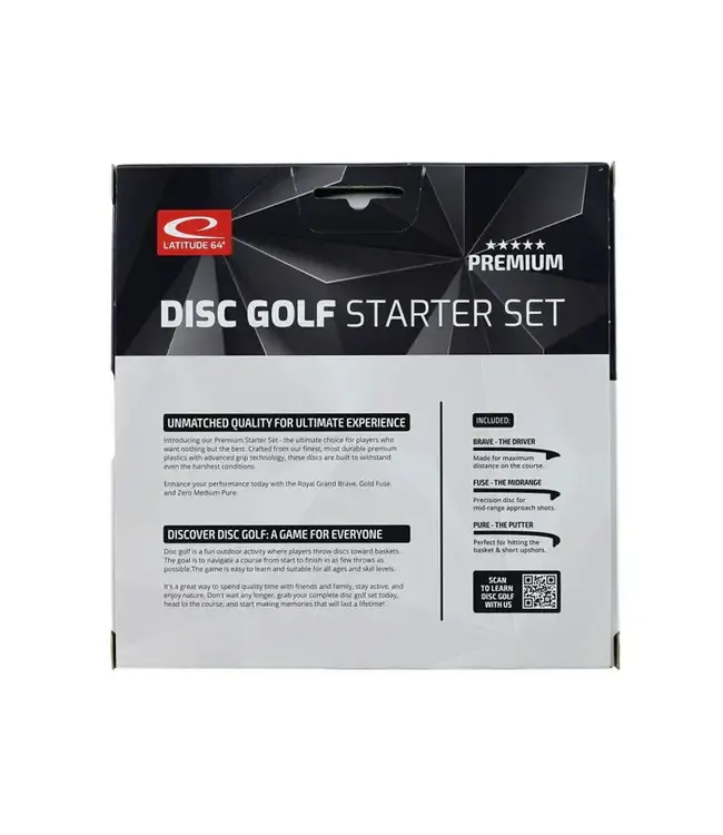 Latitude 64° Disc Golf Starter Set Premium