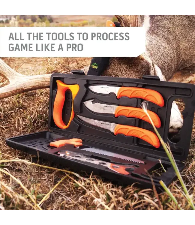 Outdoor Edge WildPak 8-Piece Game Processing Kit