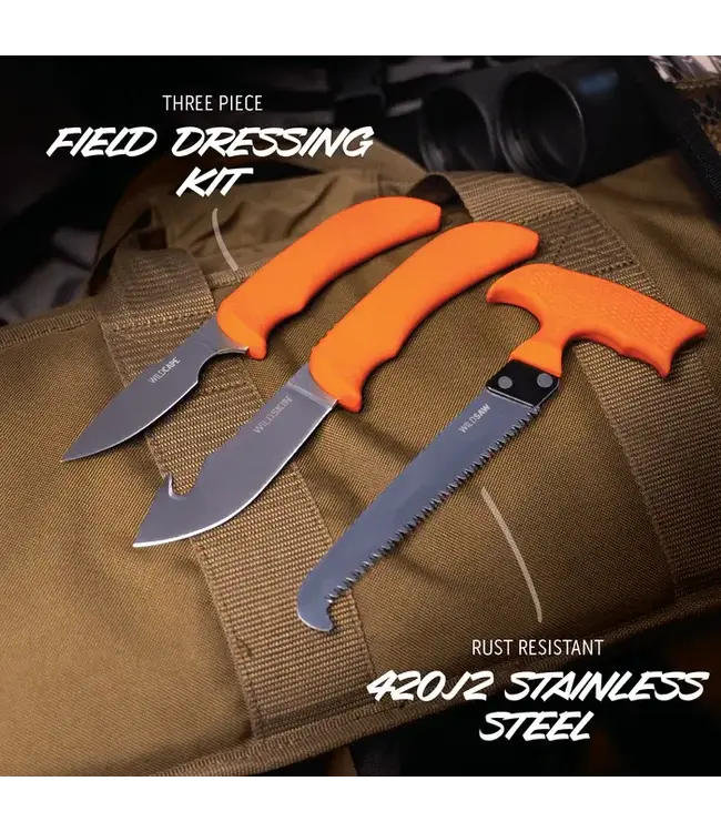 Outdoor Edge WildGuide 3-Piece Field Dressing Combo