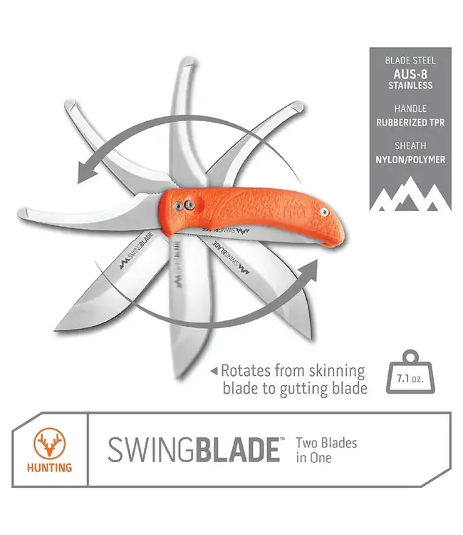 Outdoor Edge SwingBlade Dual-Blade Swing Knife