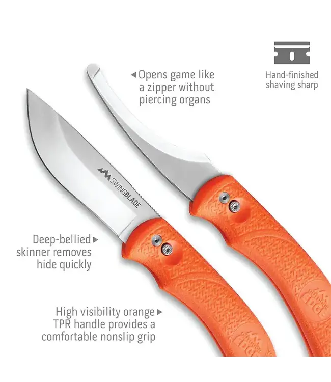 Outdoor Edge SwingBlade Dual-Blade Swing Knife