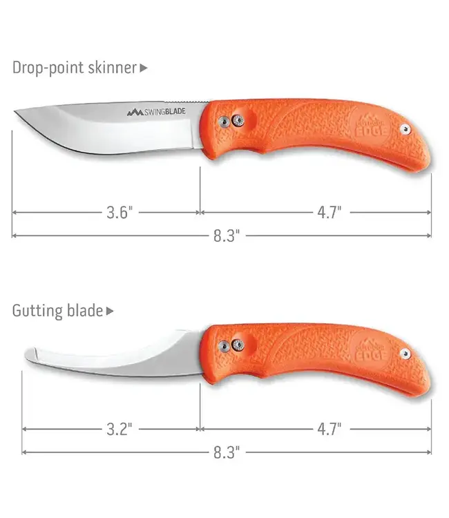 Outdoor Edge SwingBlade Dual-Blade Swing Knife