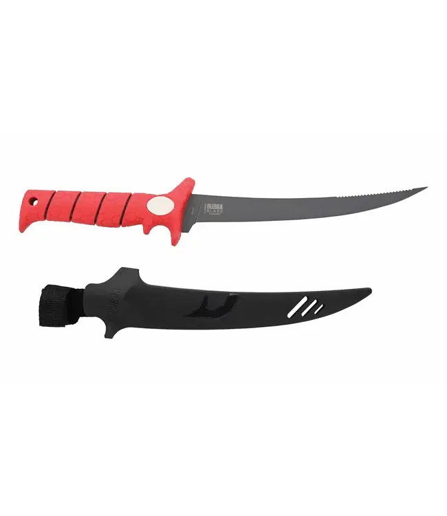 Bubba  9" Tapered Flex Spine Serrated Fillet Knife 9" Tapered Flex Spine Serrated Fillet Knife
