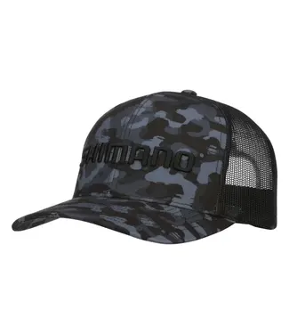 SHIMANO Shimano Printed Trucker Cap - Black Camo
