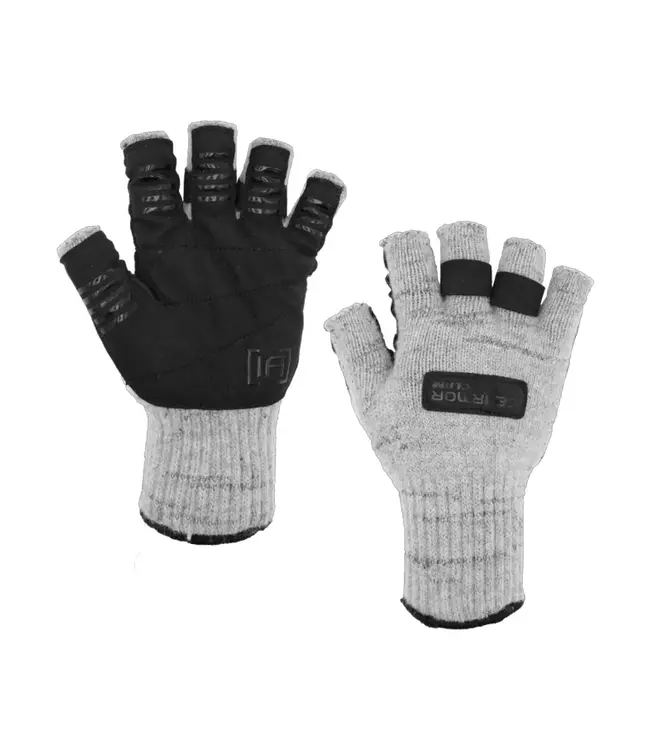 Clam Wooly Fingerless Gloves