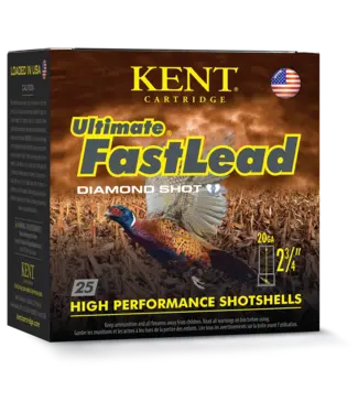 KENT CARTRIDGE Kent Ultimate FastLead Ammunition - 20GA, 2-3/4", 1 oz, 1225 FPS, #7.5