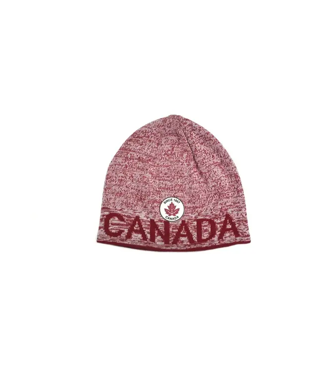 Crown Cap Knit Beanie with Canada Patch