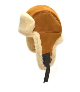 CROWN CAP Crown Cap Double Faced Shearling Aviator CROWN CAP Crown Cap Double Faced Shearling Aviator