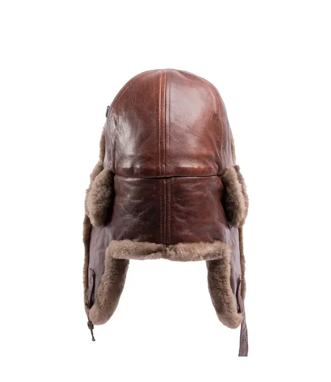 Crown Cap Sheared Beaver Aviator Hat